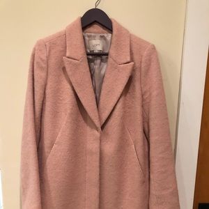 Ann Taylor Loft Pink Walking Coat - Medium